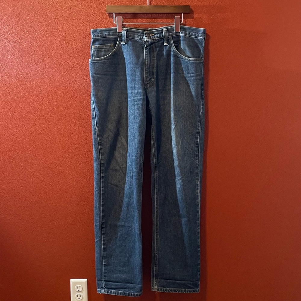 DriFire Men’s Cat2 FR Blue Denim Flame Resistant Workwear Straight Leg Jeans